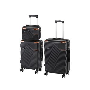 Set de valize cu roți TraveLux Urban XV, negru