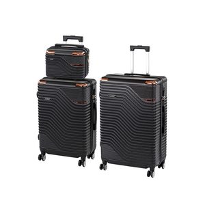 Set de valize cu roți TraveLux Urban XVII, negru