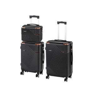 Set de valize cu roți TraveLux Urban XVIII, negru