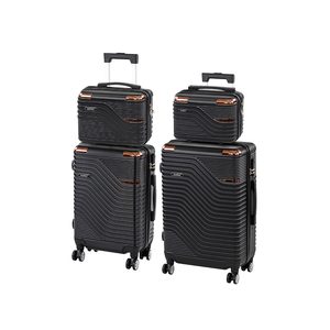 Set de valize cu roți TraveLux Urban XXII, negru