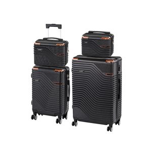 Set de valize cu roți TraveLux Urban XXIII, negru