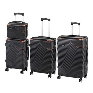 Set de valize cu roți TraveLux Urban XXV, negru