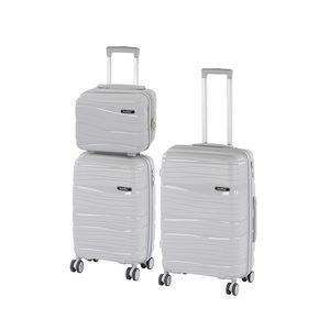 Set de valize cu roți TraveLux Voyager VIII, gri