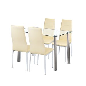 Nolen 4+1 set de sufragerie bej