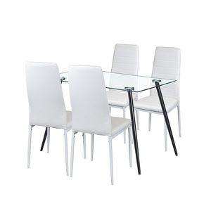 Set de sufragerie Cruz 4+1 alb