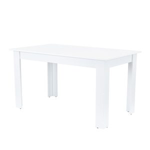 Masă de dining Yorki Standard 140x80 cm albă