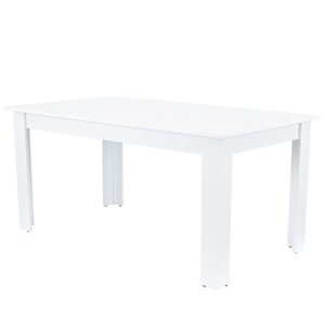 Masă de dining Yorki Standard 160x90 cm albă