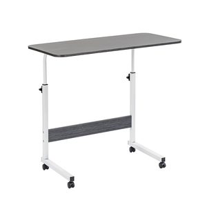 Masă pentru laptop cu înălțime reglabilă 80x40 cm negru