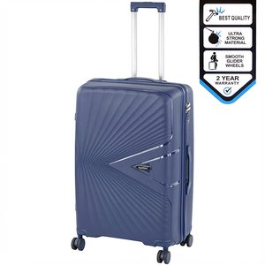 Valiză mare TraveLux Endure cu carcasă rigidă, 76x50x29 cm, albastru închis