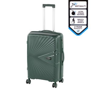 TraveLux Endure valiză medie cu capac dur 68x45x25 cm verde închis