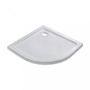 Cădiță de duș acrilică joasă curbată Modena Slim, dimensiune 80x80x5,5 cm