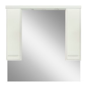 Dulap baie cu oglinda Nerva 105, suspendat, alb