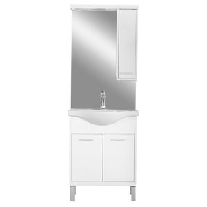 Set mobilier baie Nerva 65, alb