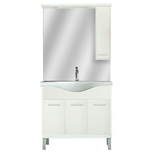 Set mobilier baie Nerva 85, alb