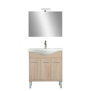 Set mobilier baie Nerva Prime 75, stejar Sonoma