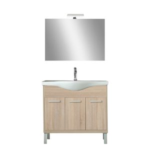 Set complet de mobilier pentru baie Nerva Prime 85, stejar Sonoma