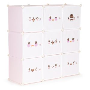 Homelux Dulap de depozitare a jucăriilor roz 110x37x110 cm