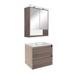 Set mobilier baie Porto 60, stejar sonoma-ulm rauna