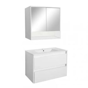 Set mobilier baie Porto 80, alb