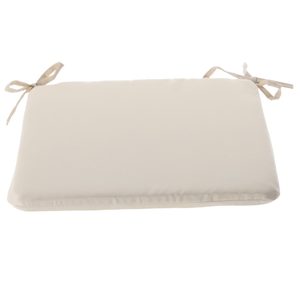Perna scaun 40x40x3 cm, poliester impermeabil, cu fermoar si prindere, bej