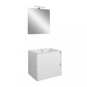 Set mobilier baie Porto Prime 60, alb