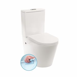 Combinație WC Paulo fără margine cu evacuare inferioară/posterioară