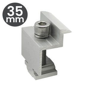 Clema capăt 35 mm "Z" pentru montaj panou fotovoltaic