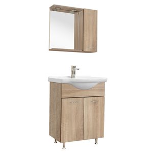Set mobilier baie Ruben 65, stejar Sonoma