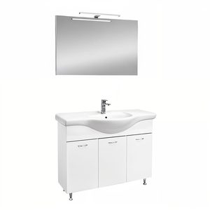 Set mobilier baie Ruben Prime 105, alb