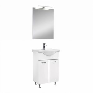 Ruben Prime 55 – Set complet de mobilier pentru baie, alb