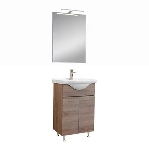 Ruben Prime 55 – set complet de mobilier pentru baie, din lemn de stejar Rauna
