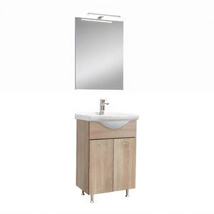 Ruben Prime 55 – set complet de mobilier pentru baie din stejar Sonoma