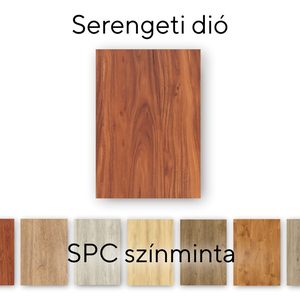 Serengeti Walnut Vinil SPC parchet eșantion / eșantion