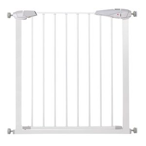 Poarta de siguranta Safety Gate pentru scari, ajustabila 76-85 cm, din otel, alba