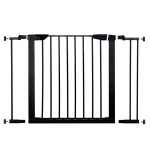 Poarta de siguranta Safety Gate pentru scari, ajustabila 97-103 cm, din otel, neagra