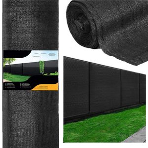 Plasa umbrire si intimitate pentru gard, 1.2m latime, 25m lungime, 140g densitate 90%, gri grafit