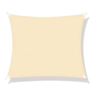 Prelata umbrire 3x3 m pentru terasa sau balcon, impermeabila, protectie UV, crem