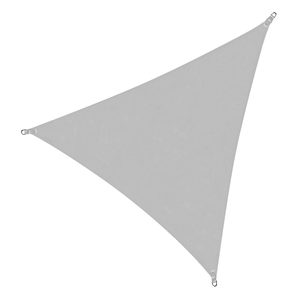 Copertina prelata de soare Sersimo SN143, triunghiulara, impermeabila cu protectie UV, 3x3x3m, gri