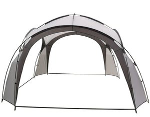 Homelux Foișor de grădină gri 3,5x3,5 m