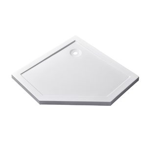 Tavă de duș acrilică pentagonală mică Modena Slim 100x100 cm