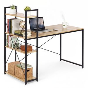 Homelux Birou 120x60 cm cu 3 rafturi Loft Style