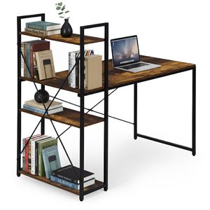 Homelux Birou 120x60 cm cu 3 rafturi Loft Style