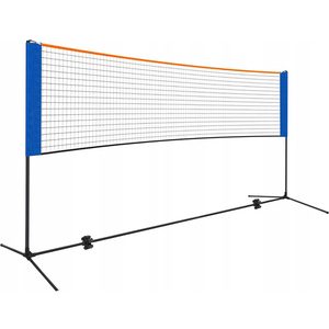 Fileu pentru badminton, tenis sau volei, cu inaltime reglabila, 305x103cm