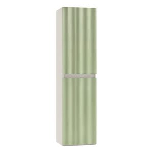 Dulap baie suspendat Trent, lateral, alb-verde deschis
