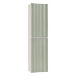 Dulap baie suspendat Trent, lateral, alb-verde