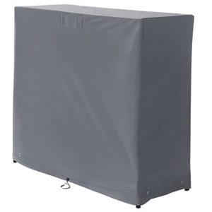 Husa protectie gratar, polietilena rezistenta UV, impermeabila, 126x55x112 cm, gri