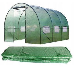 Folie pentru sera de gradina, 8x3 m, material PE 140 g/m, rezistenta la UV4, verde transparent