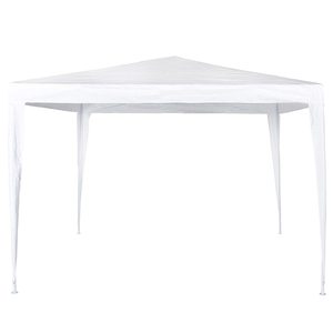 Cort pavilion de gradina, 300x300 cm, impermeabil cu rezistenta UV, alb