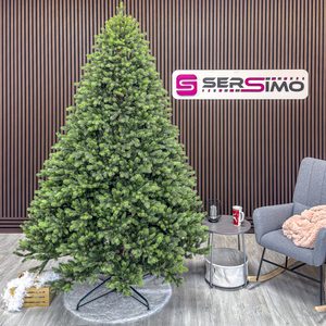 Brad artificial Sersimo, Hollandia, verde cu varfuri verzi, integral 3D, 250 cm
