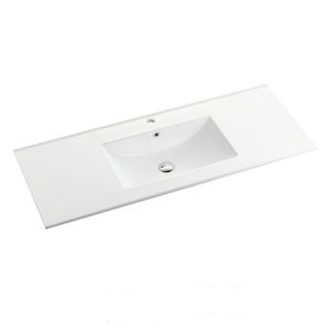 V955 - Lavoar cu 1 cuvă, design plat, 18x120x46 cm